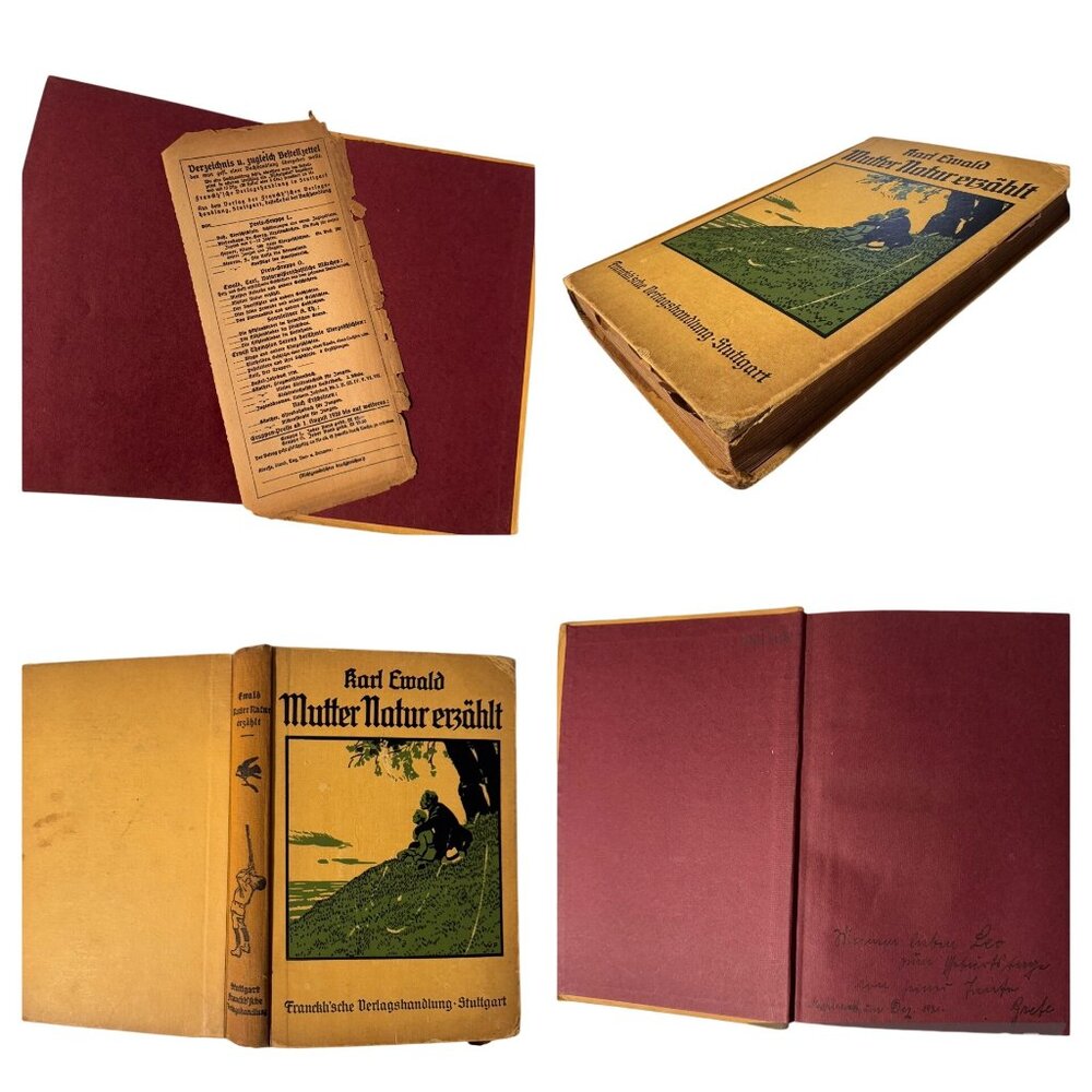 "Mother Nature Tells" By Karl Ewald Hardcover Book German Mutter Natur Erzählt - Picture 5 of 16